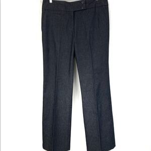 Smart Set Straight Leg Trouser Pants Chambray Denim Look Size 11